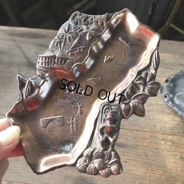 画像7: Vintage Souvenir Metal Tray Ashtray Guam (R036)