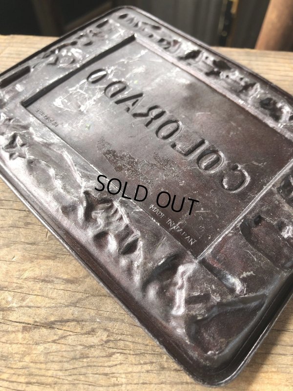 画像6: Vintage Souvenir Metal Tray Ashtray COLORADO (R027)