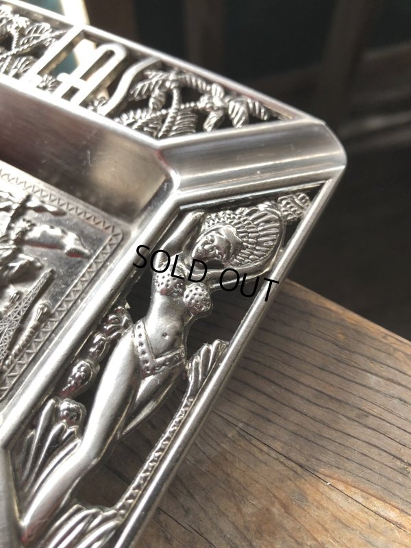 画像3: Vintage Souvenir Metal Tray Ashtray LAS VEGAS (R033)