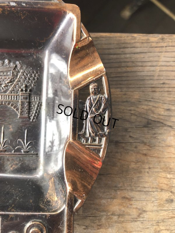 画像4: Vintage Souvenir Metal Tray Ashtray Japan (R039)