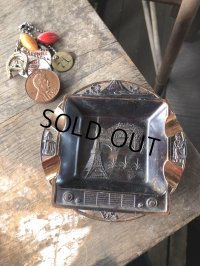 Vintage Souvenir Metal Tray Ashtray Japan (R039)