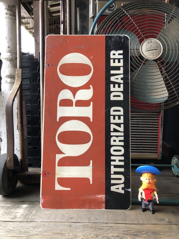 画像21: Vintage Toro Authorized Dealer Store Display Double Side Metal Sign (R048)