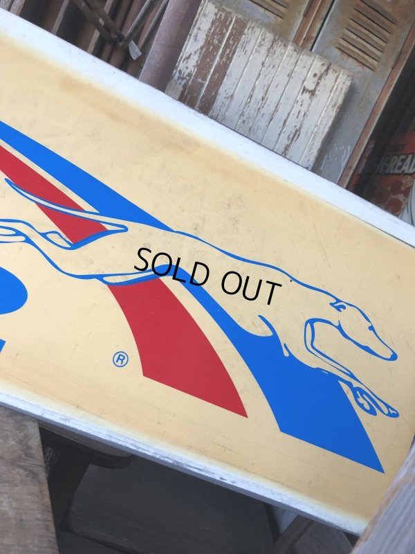 画像11: Vintage Greyhound Lines Inc Advertising Greyhound Bus Display Sign (R049)