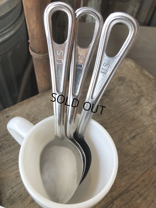 画像8: Vintage U.S. ARMY Spoon and Knife (R056) 