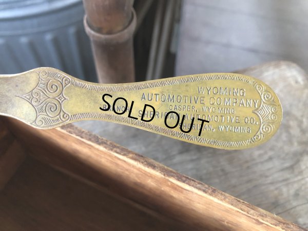 画像2: Vintage Wyoming Automotive Company Letter Opener Knife (R051) 