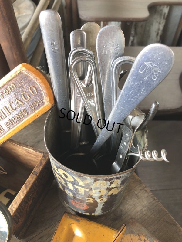 画像12: Vintage U.S. ARMY Spoon and Knife (R056) 