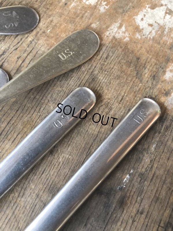 画像6: Vintage U.S. ARMY Spoon and Knife (R056) 