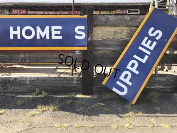 画像10: 【店舗引き取り限定】Vintage GOODYEAR Store Display & HOME SUPPLIES Porcelain Sign Huge ! (R054)