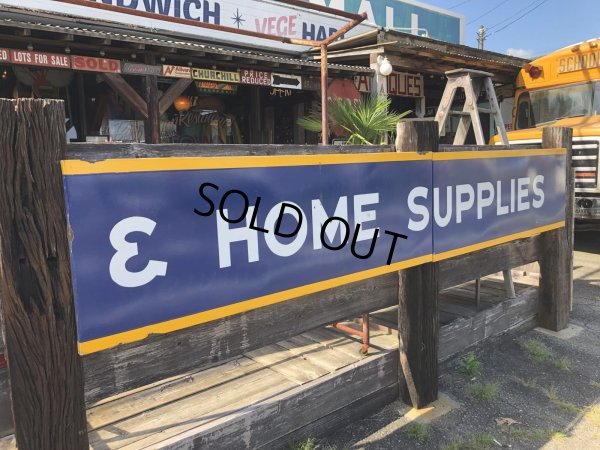 画像6: 【店舗引き取り限定】Vintage GOODYEAR Store Display & HOME SUPPLIES Porcelain Sign Huge ! (R054)