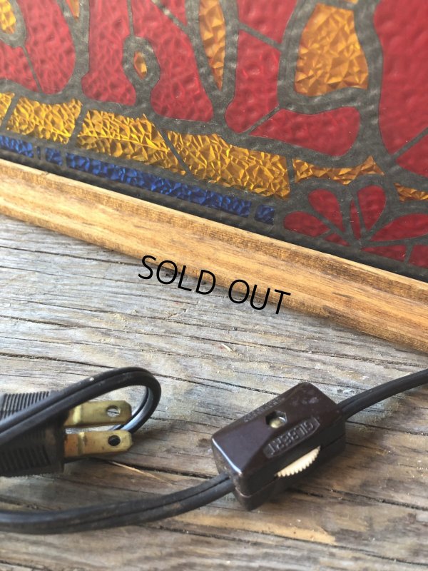 画像5: 70s Vintage Light Up SALOON Stain Glass style BAR Sign (R062) 