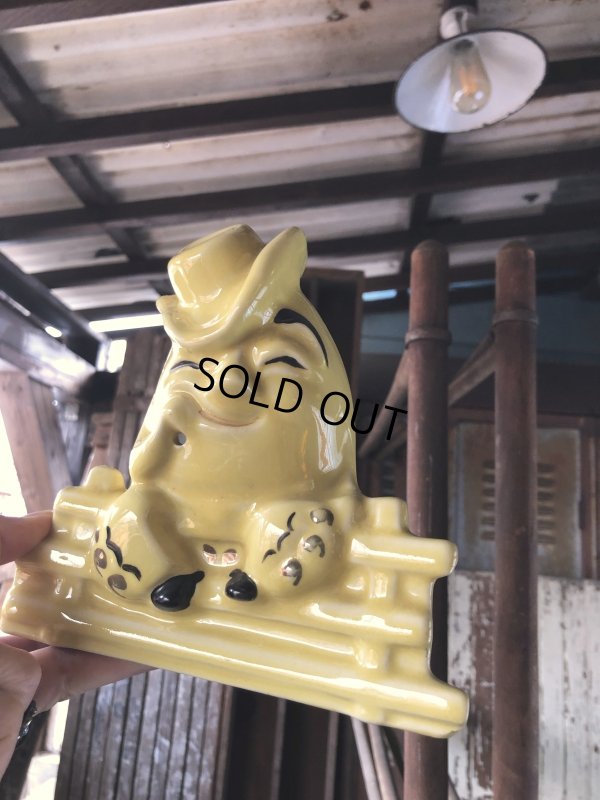 画像16: Vintage Ceramic Cowboy Humpty Dumpty String Holder Horton Ceramics (R080) 