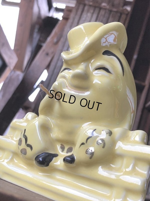 画像4: Vintage Ceramic Cowboy Humpty Dumpty String Holder Horton Ceramics (R080) 