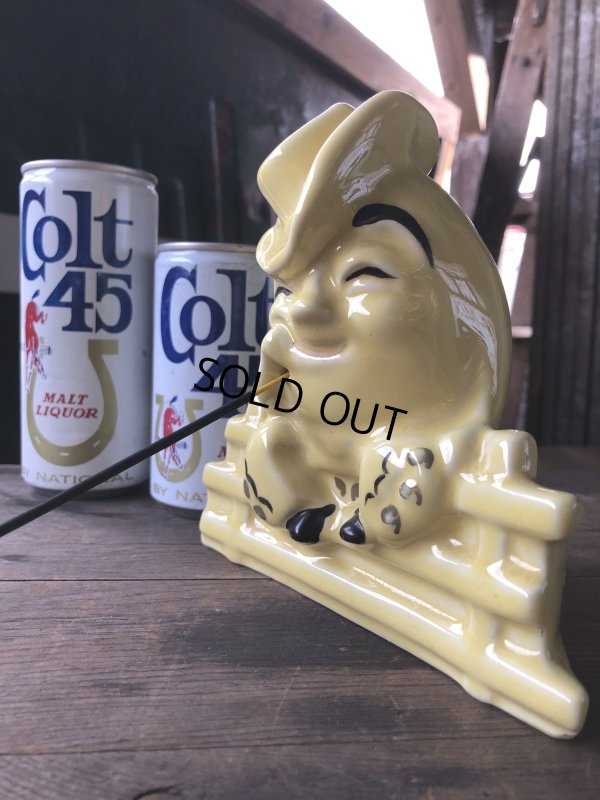 画像12: Vintage Ceramic Cowboy Humpty Dumpty String Holder Horton Ceramics (R080) 