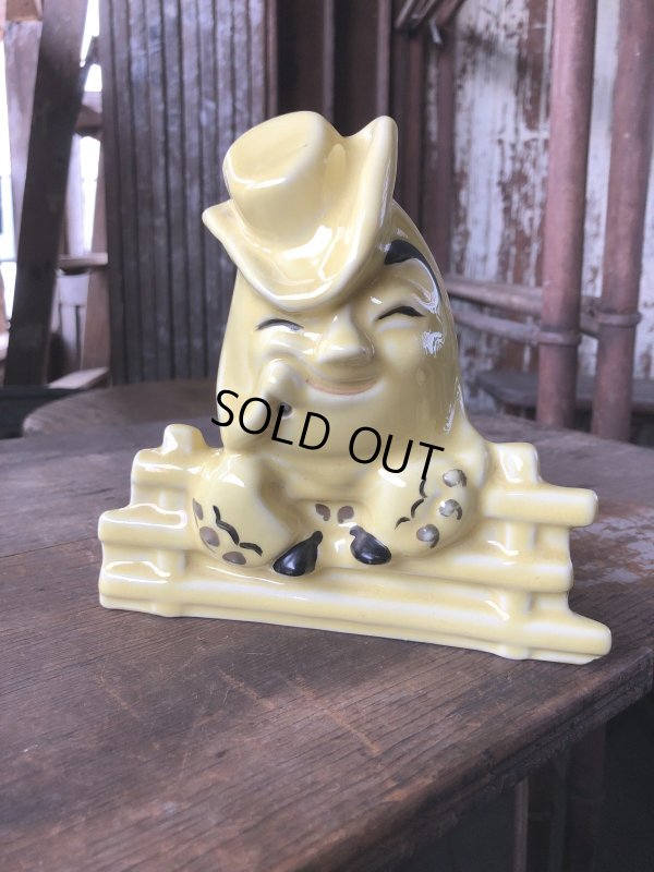 画像6: Vintage Ceramic Cowboy Humpty Dumpty String Holder Horton Ceramics (R080) 