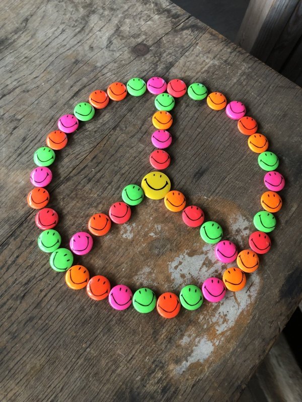 画像5: 60s Vintage Original Happy Smiley Smile Face Button Pins Pinback (R085) 