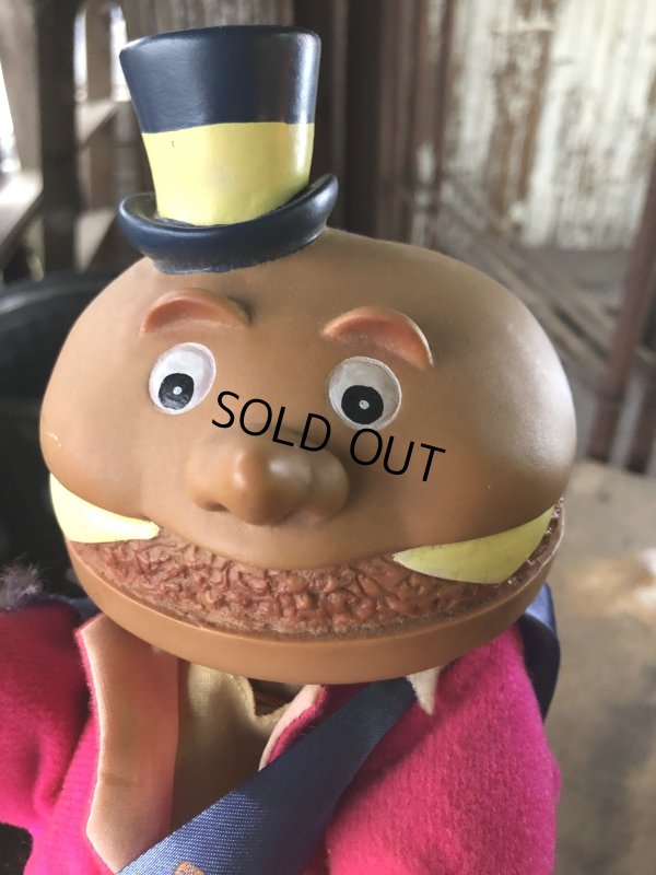 画像8: Vintage McDonald's Mayor McCheese Rubber Head Puppet Doll (R090) 
