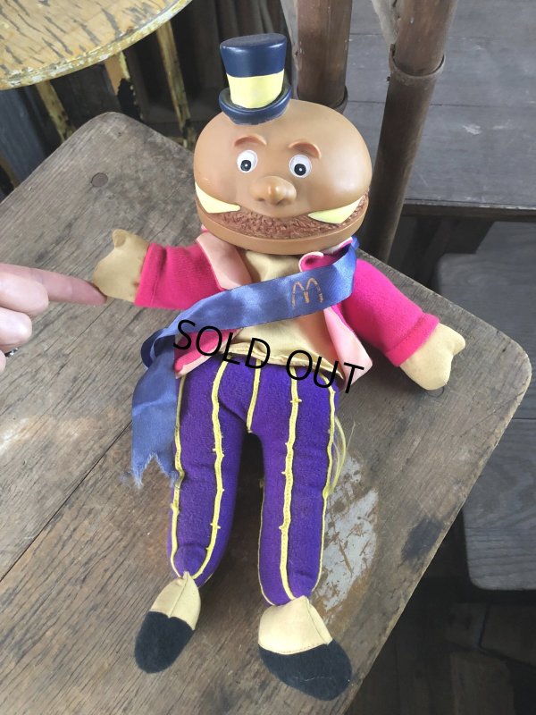 画像6: Vintage McDonald's Mayor McCheese Rubber Head Puppet Doll (R090) 
