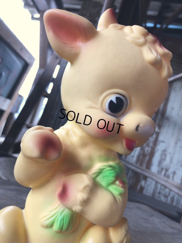 画像9: 60s Vintage Ledraplastic Cow Rubber Squeaky Doll (R126) 