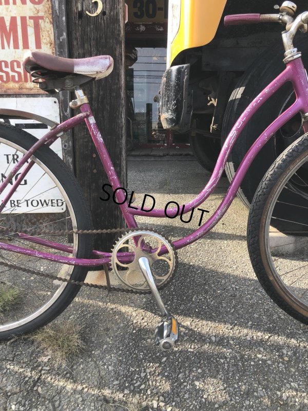 画像10:  【店舗引き取り限定】70s Vintage Schwinn HollyWood Magenta Purple Ladies Bicycle (R127)