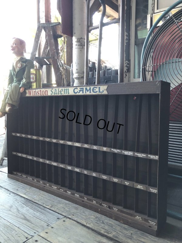 画像22: 70s Vintage Advertising Cigarette Store Display Metal Rack Winston Salem Camel (R128)