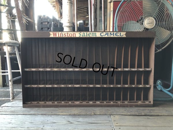 画像19: 70s Vintage Advertising Cigarette Store Display Metal Rack Winston Salem Camel (R128)