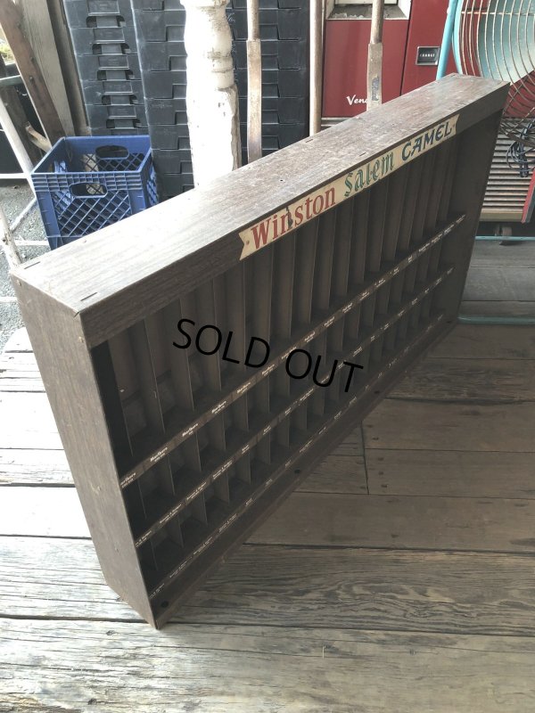 画像3: 70s Vintage Advertising Cigarette Store Display Metal Rack Winston Salem Camel (R128)