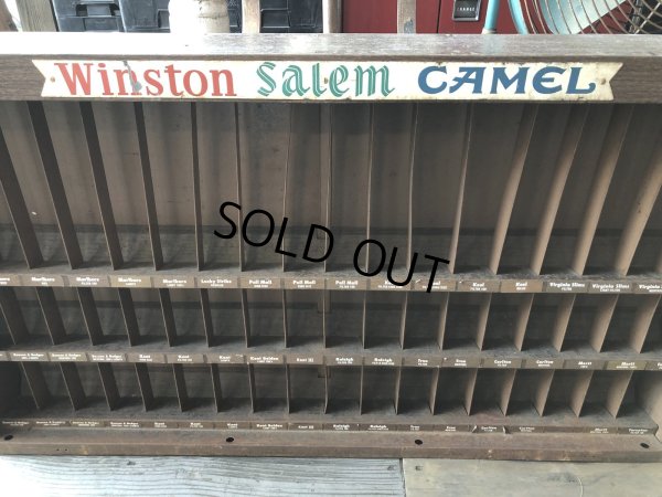 画像18: 70s Vintage Advertising Cigarette Store Display Metal Rack Winston Salem Camel (R128)