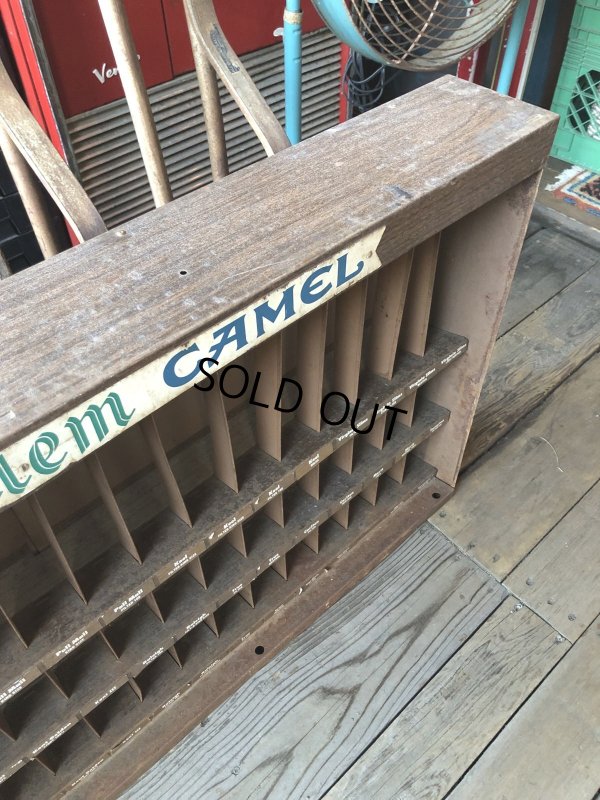 画像10: 70s Vintage Advertising Cigarette Store Display Metal Rack Winston Salem Camel (R128)