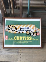 40s Vintage CURTiSS HAWAIIAN FRUIT GUM Magazine Advertising Art Print w/Frame (R135) 