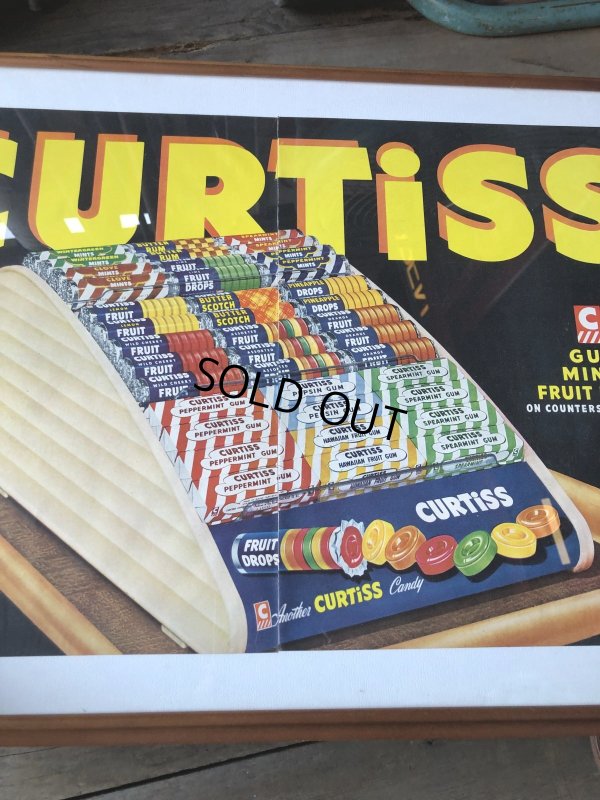 画像9: 40s Vintage CURTiSS CANDY Magazine Advertising Art Print w/Frame (R134) 