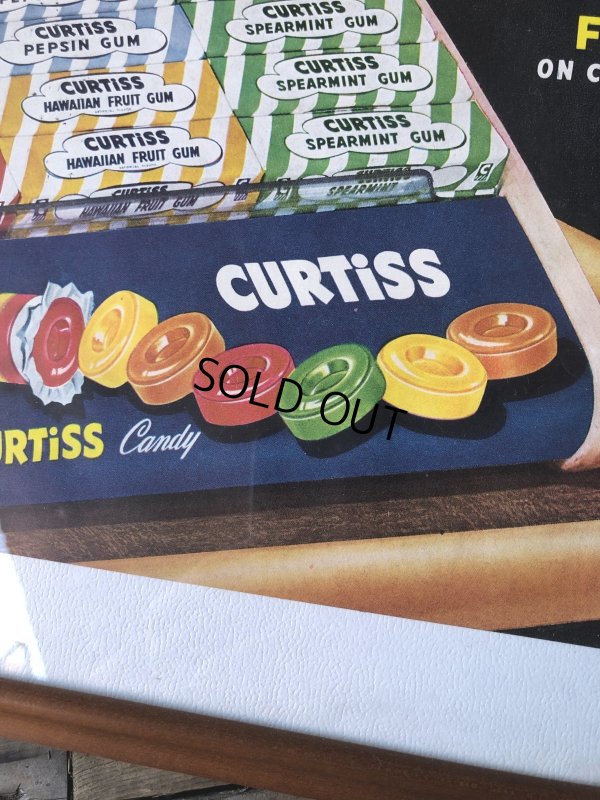画像7: 40s Vintage CURTiSS CANDY Magazine Advertising Art Print w/Frame (R134) 