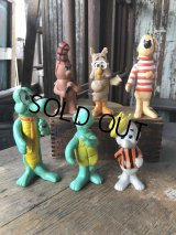 60s Vintage Walt Kelly Pogo Possible Vinyl Figures Complete Set (R138) 