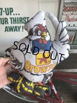 Vintage Advertising Pillow Doll Brown's Chicken (R139) 