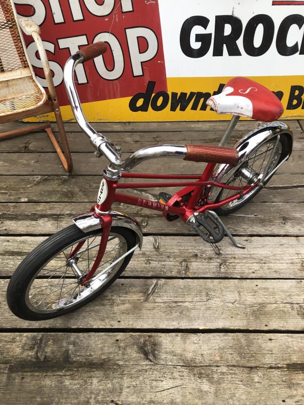 画像12:  【店舗引き取り限定】Vintage Schwinn Stingray Pixie Boys Kids Bike Red 16" (R144)