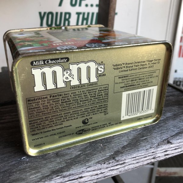 画像5: Vintage M&M's Tin Can Happy Holidays 2001 (R173)