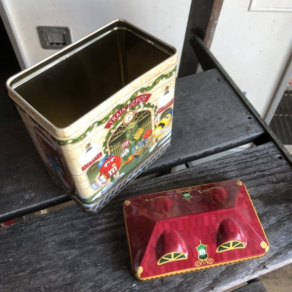 画像6: Vintage M&M's Tin Can Happy Holidays 2001 (R173)