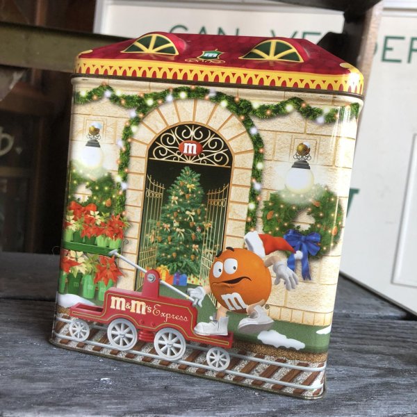 画像3: Vintage M&M's Tin Can Happy Holidays 2001 (R173)