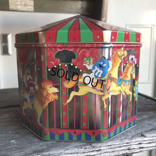 画像6: Vintage M&M's Tin Can Happy Holidays 1997 (R176) 