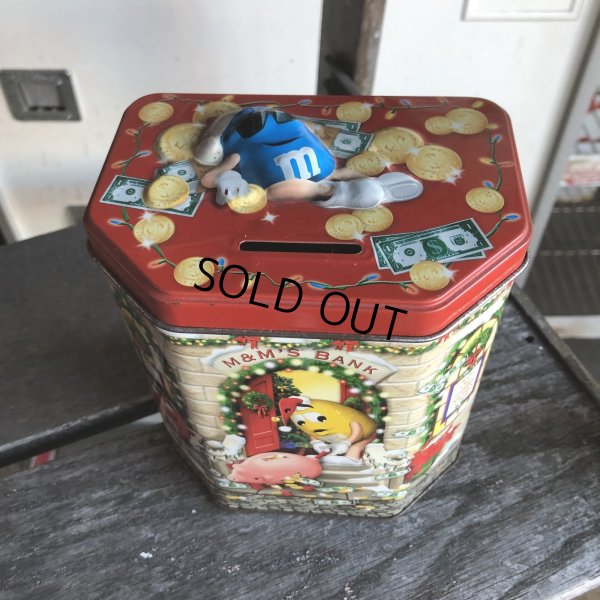 画像1: Vintage M&M's Tin Can Happy Holidays 2003 (R174) 