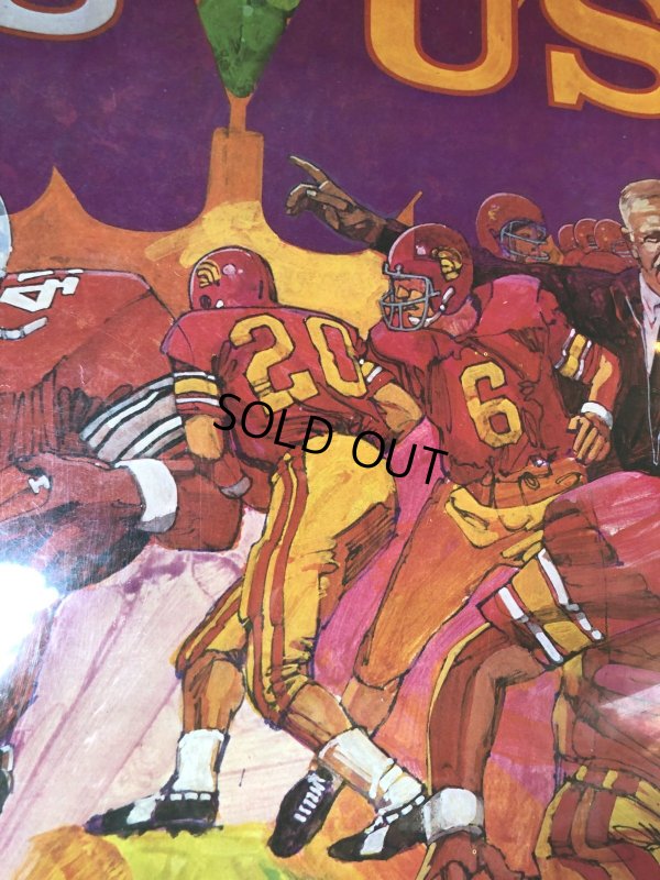 画像7: ROSE BOWL 1973 OSU vs USC Vintage Original Poster (R181) 