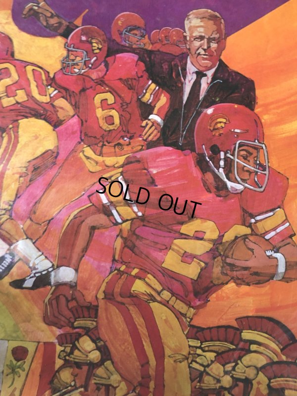 画像8: ROSE BOWL 1973 OSU vs USC Vintage Original Poster (R181) 