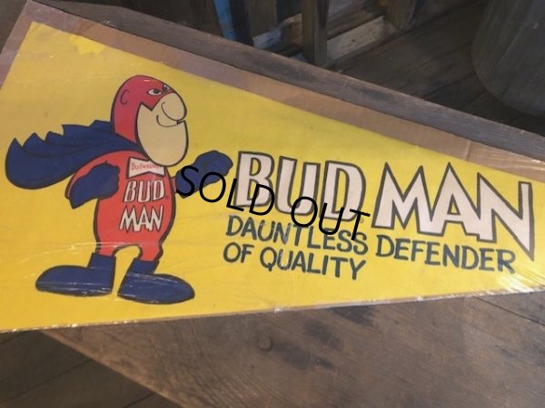 画像7: 90s Vintage Budweiser BUD MAN Pennant (B184)