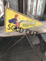 90s Vintage Budweiser BUD MAN Pennant (B184) 