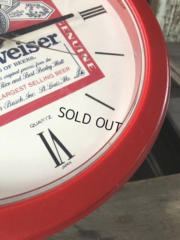 画像4: Vintage Budweiser Quartz Clock (B183) 