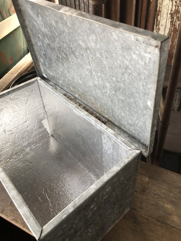 画像6: Vintage Galvanized Metal Dairy Milk Box Smith Brothers L (R187) 