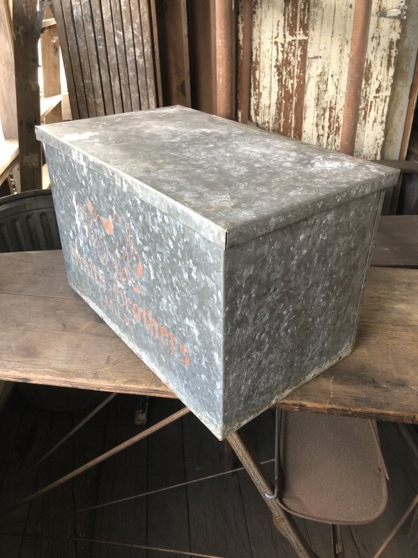 画像5: Vintage Galvanized Metal Dairy Milk Box Smith Brothers L (R187) 