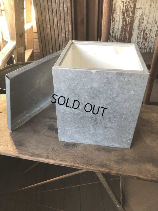 画像3: Vintage Galvanized Metal Dairy Milk Box Smith Brothers (R186)