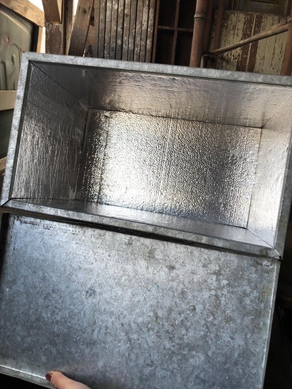 画像8: Vintage Galvanized Metal Dairy Milk Box Smith Brothers L (R187) 