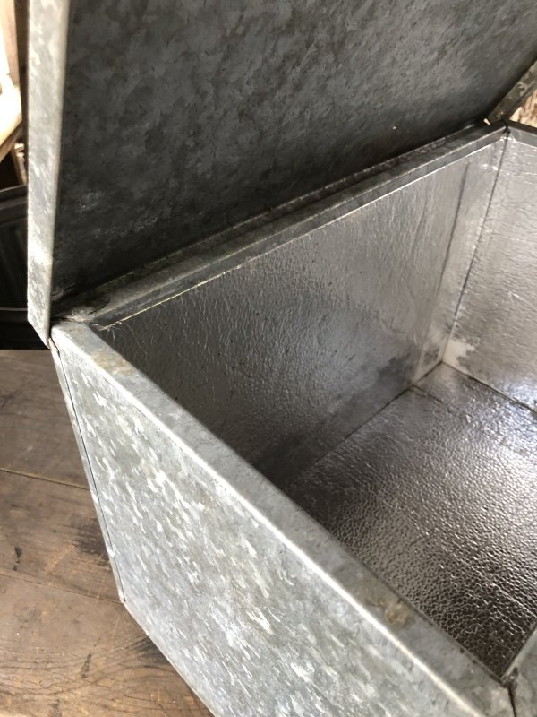画像10: Vintage Galvanized Metal Dairy Milk Box Smith Brothers L (R187) 