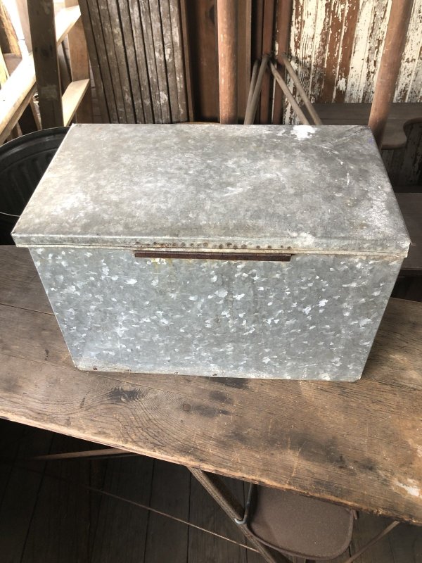 画像4: Vintage Galvanized Metal Dairy Milk Box Smith Brothers L (R187) 